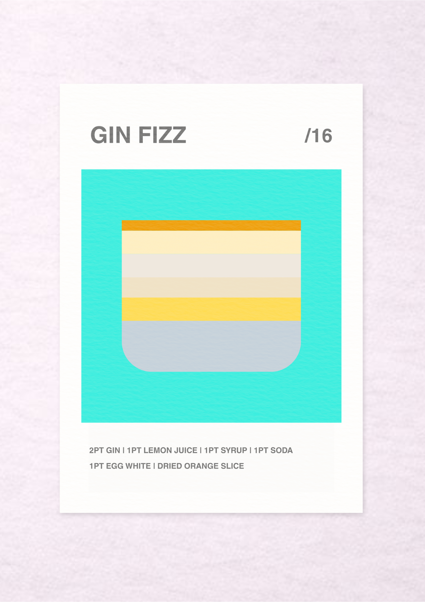 Gin Fizz /16 - A3