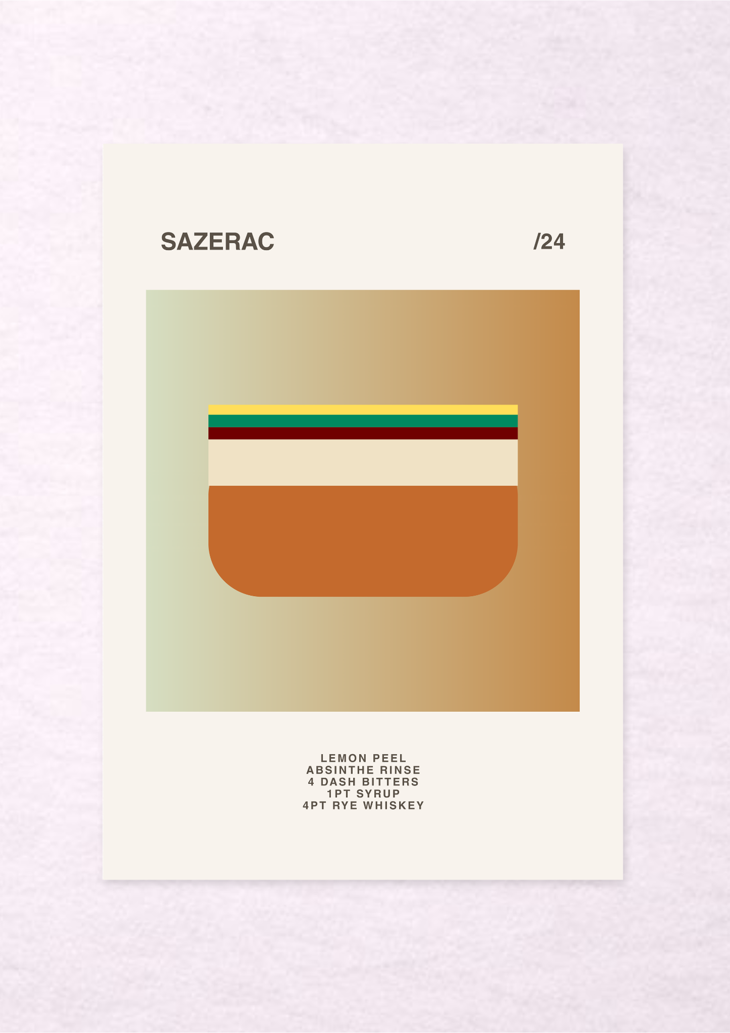 Sazerac /24 - A4