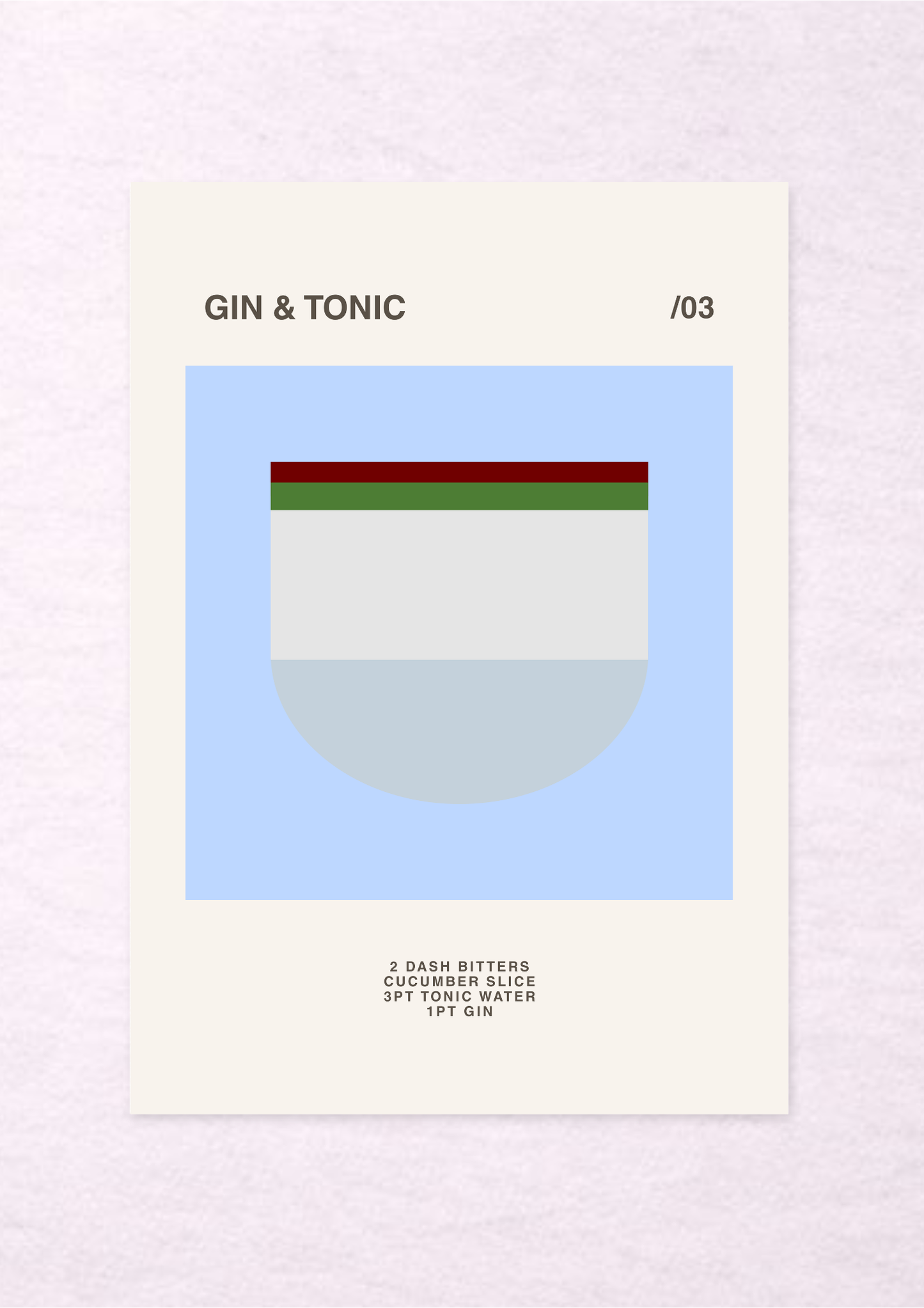 Gin & Tonic /03 - A4
