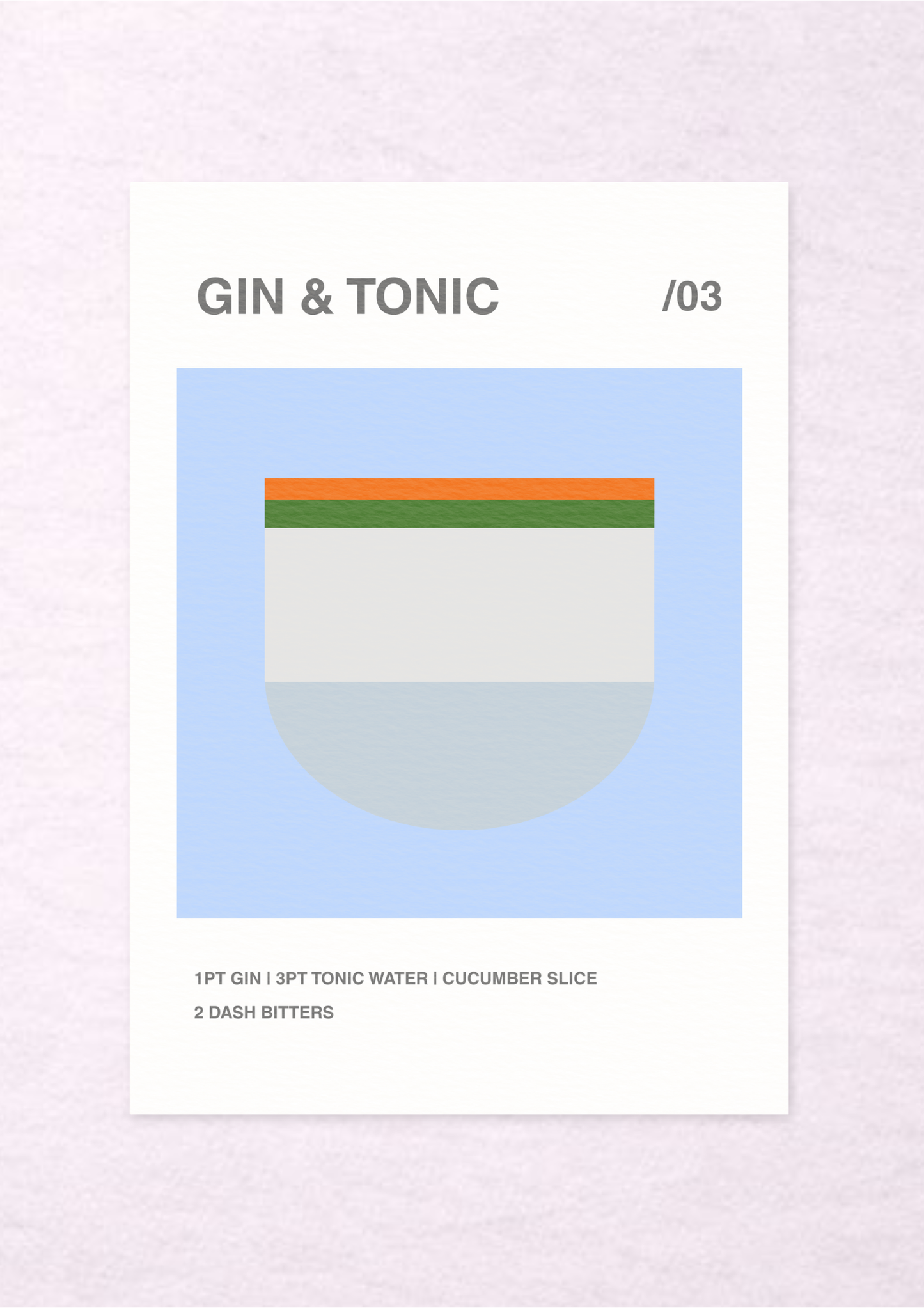 Gin & Tonic /03 - A3
