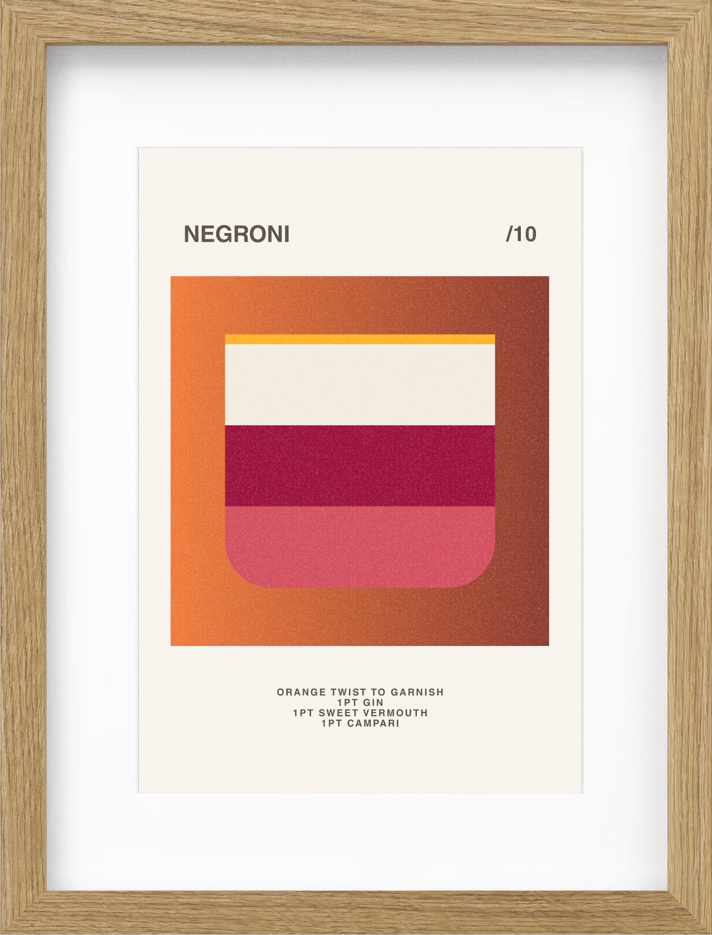 Negroni /10 - A4