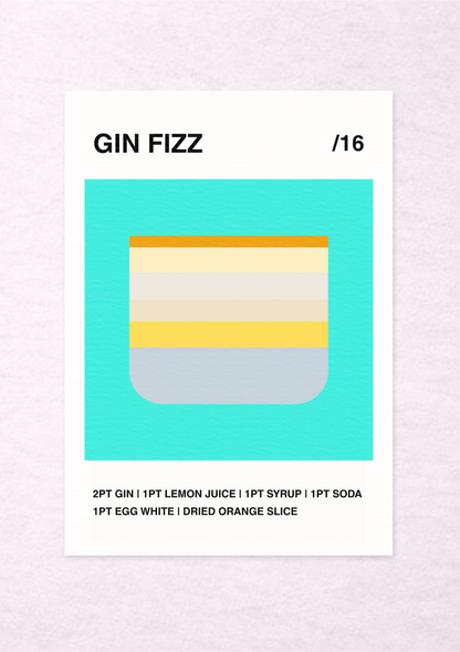 Gin Fizz /16 - A4