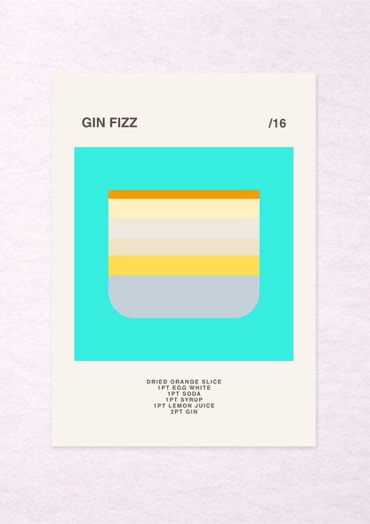 Gin Fizz /16 - A4