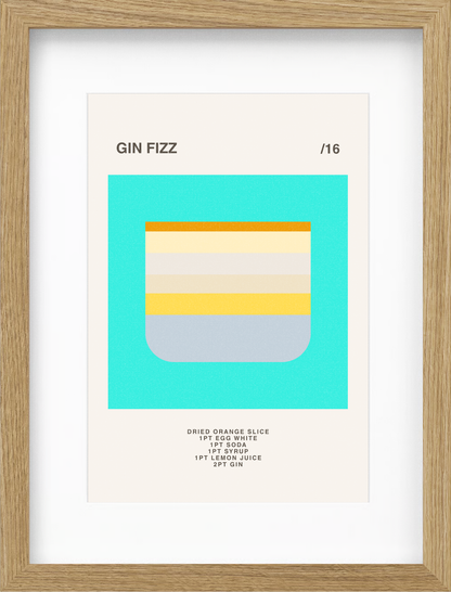 Gin Fizz /16 - A4