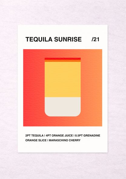 Tequila Sunrise /21 - A4