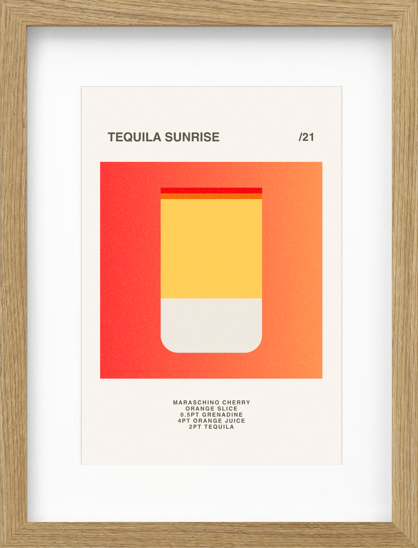 Tequila Sunrise /21 - A4
