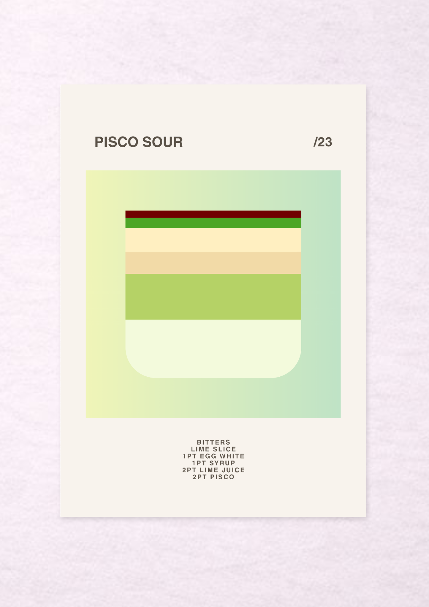 Pisco Sour /23 - A4