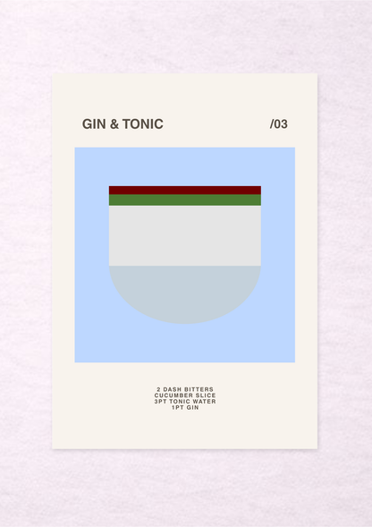 Gin & Tonic /03 - A4