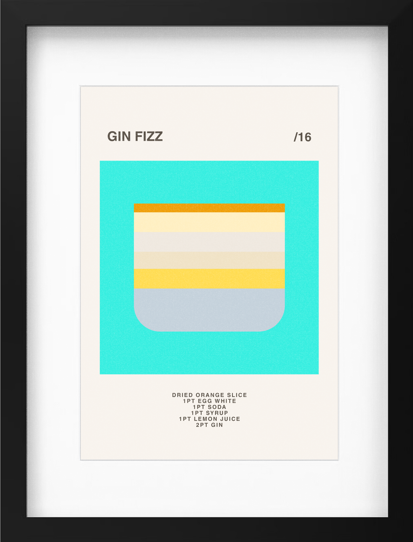 Gin Fizz /16 - A4