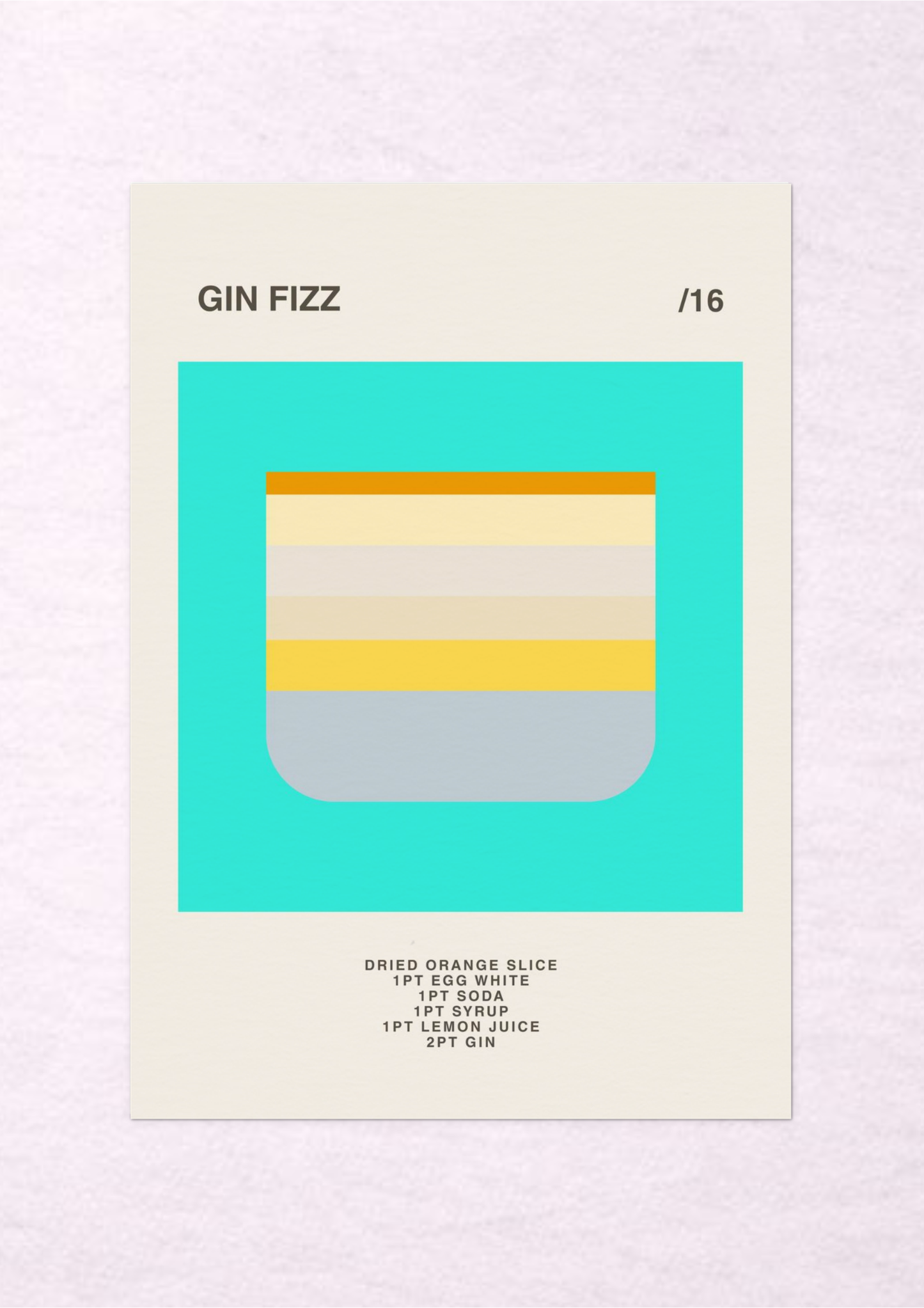 Gin Fizz /16 - A3