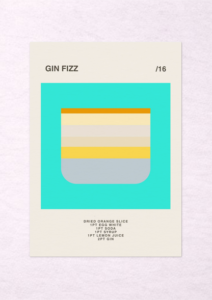 Gin Fizz /16 - A3