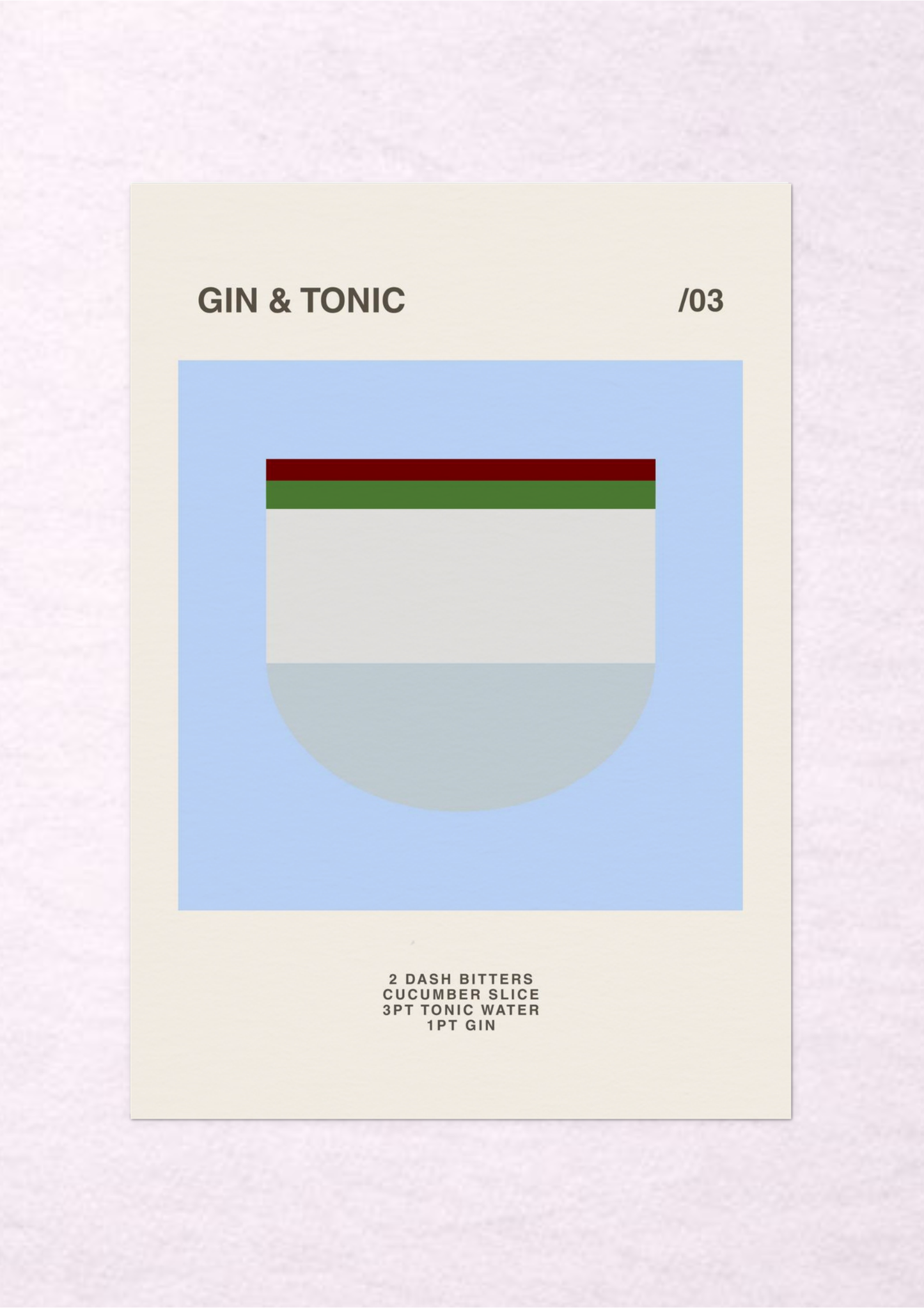 Gin & Tonic /03 - A3